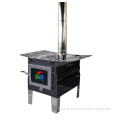 Manufacturer directly supply camping wood stove with chimney camping stove portable